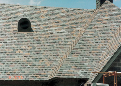 Clipped Corner Slate Roof