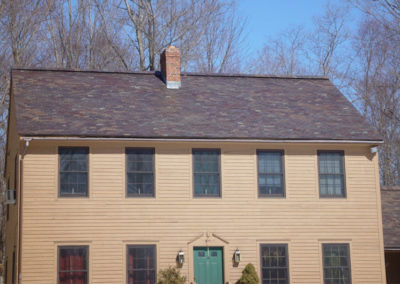 Colonial New Construction Random Width Slate Roof