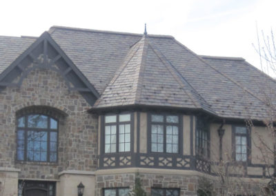 Architectural Grade Slate on a Tudor Revival Style House