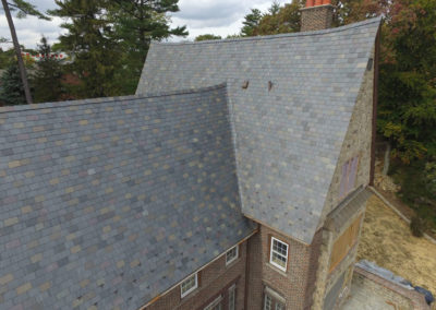 New York Residence with Random Width Slate Roof