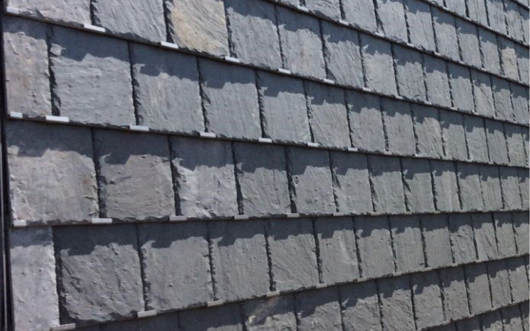 Close Up of Slate Cladding at Mount Hood Medical Center