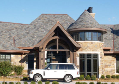 Graduated Slate Roof on Large Residence