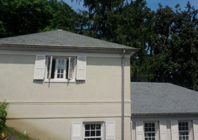 Non-Fading Gray Slate on Low Slope Roof
