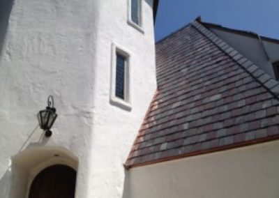 Slate Roof Using SlateTec Reduced Weight Slate Installation System