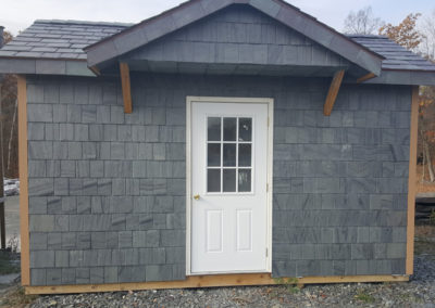 Slate walls installed using SlateTec slate installation system