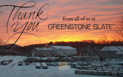 Thank you from Greenstone Slate!
