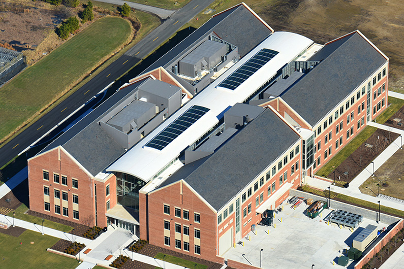Slate roof for University of Maryland new EACMS BUilding