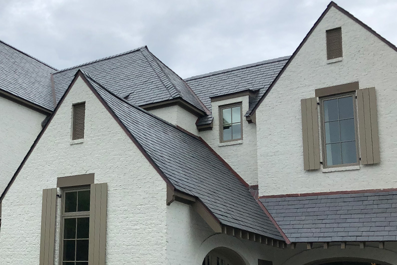 Project Profile: Greenstone Slate® Unfading Spanish Black slate roof for Georgia residence