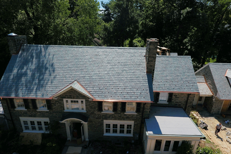 Project Profile: Vermont slate roof installed on Pennsylvania residence using SlateTec installation method