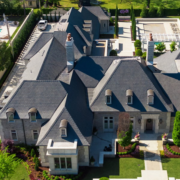 Genuine Vermont Gray Black Slate Roof in Tulsa, Oklahoma | Greenstone Slate